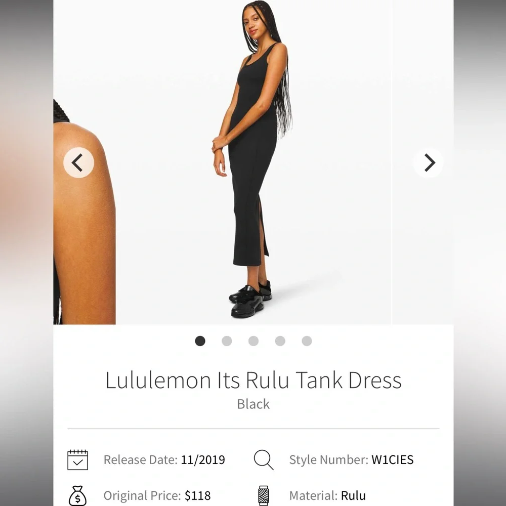 Lululemon It’s Rulu Tank Dress - Picture 1 of 5